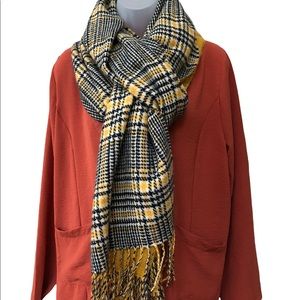 TOPSHOP DOUBLE FACE PLAID SCARF